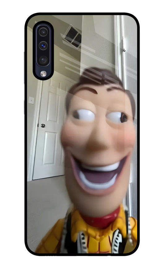 Side Eye Woody Samsung A50/A50s/A30s Glass Case