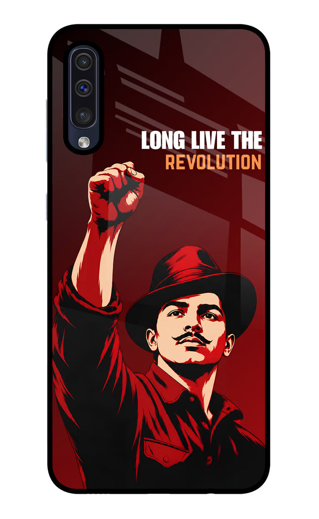 Bhagat Singh Revolution Samsung A50/A50s/A30s Glass Case