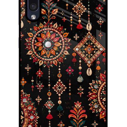 Boho Noir Samsung A50/A50s/A30s Glass Case Back Cover by Casekaro