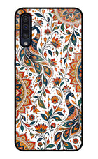 White Mayura Samsung A50/A50s/A30s Glass Case
