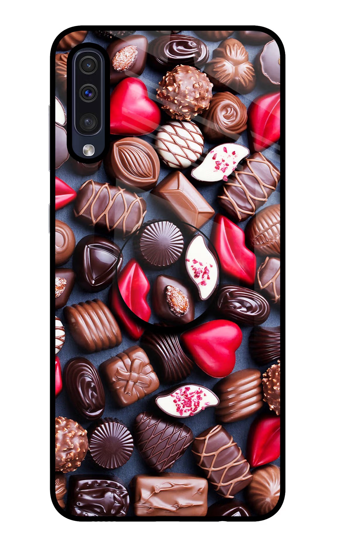 Chocolates Samsung A50/A50s/A30s Glass Case