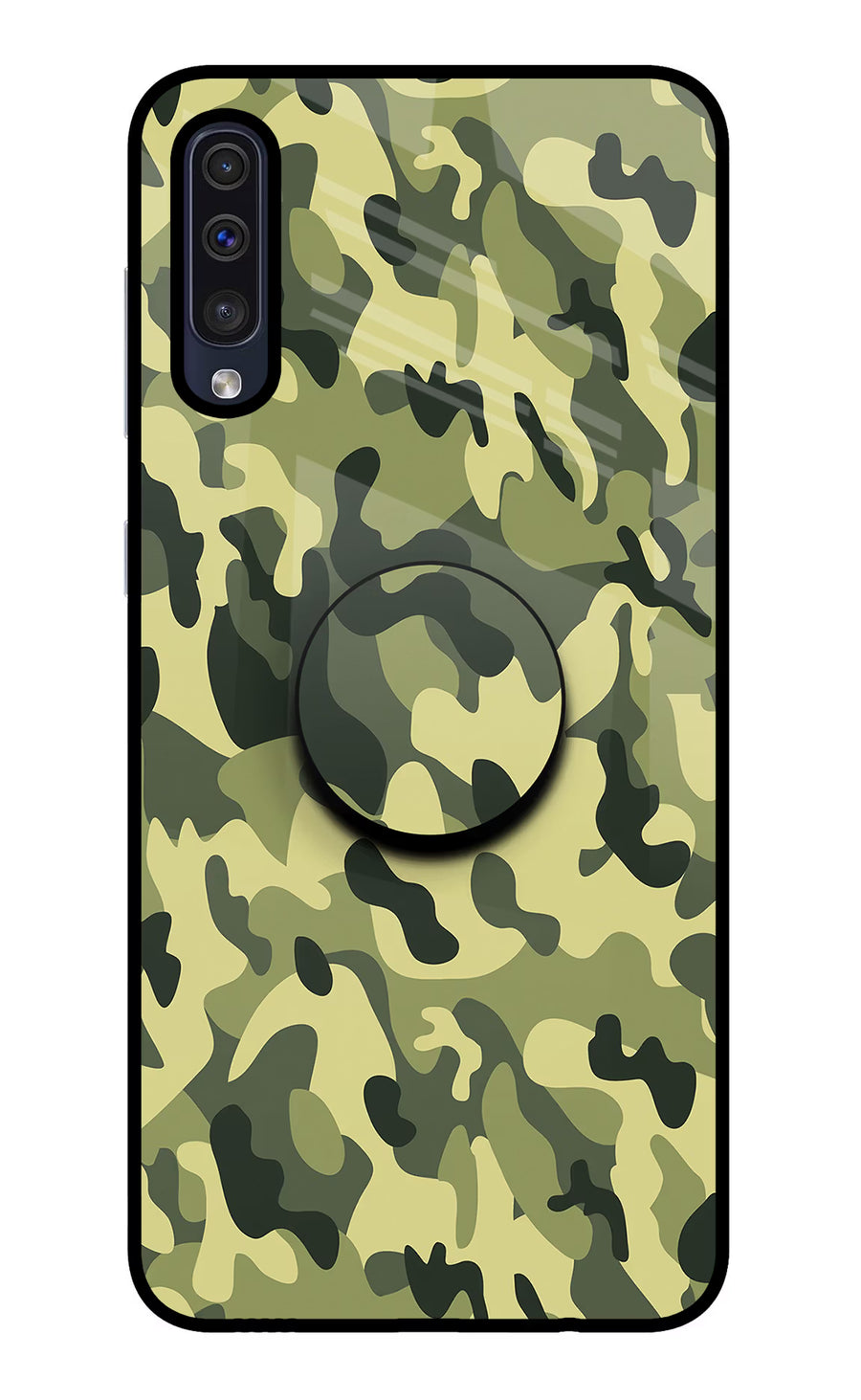 Camouflage Samsung A50/A50s/A30s Pop Case, Glass case