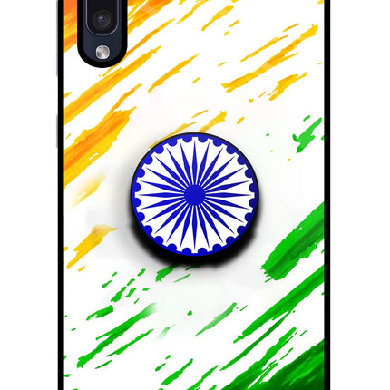 Indian Flag Ashoka Chakra Samsung A50/A50s/A30s Pop Case by Casekaro