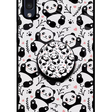 Cute Panda Samsung A50/A50s/A30s Glass Case