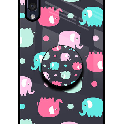 Baby Elephants Samsung A50/A50s/A30s Glass Case