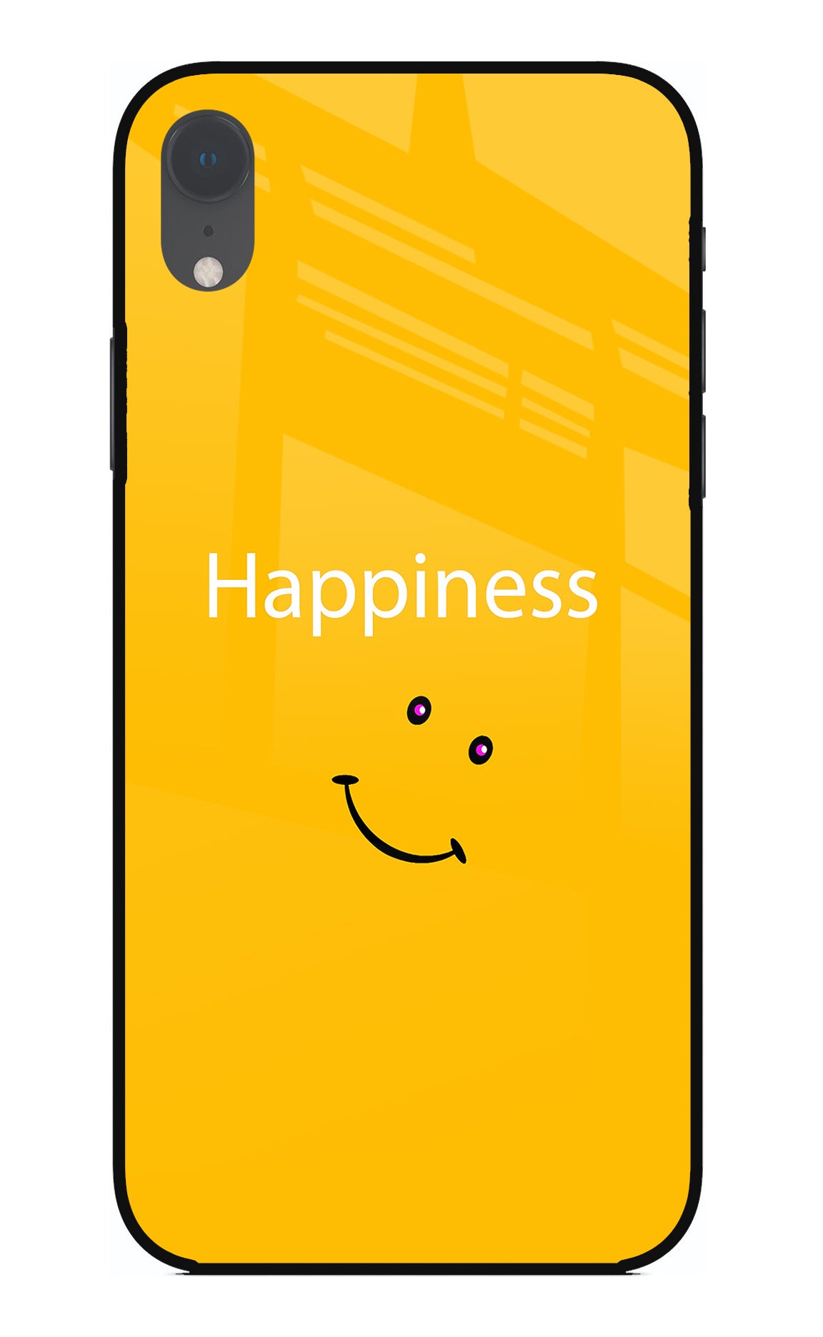 Happiness With Smiley iPhone XR Back Cover