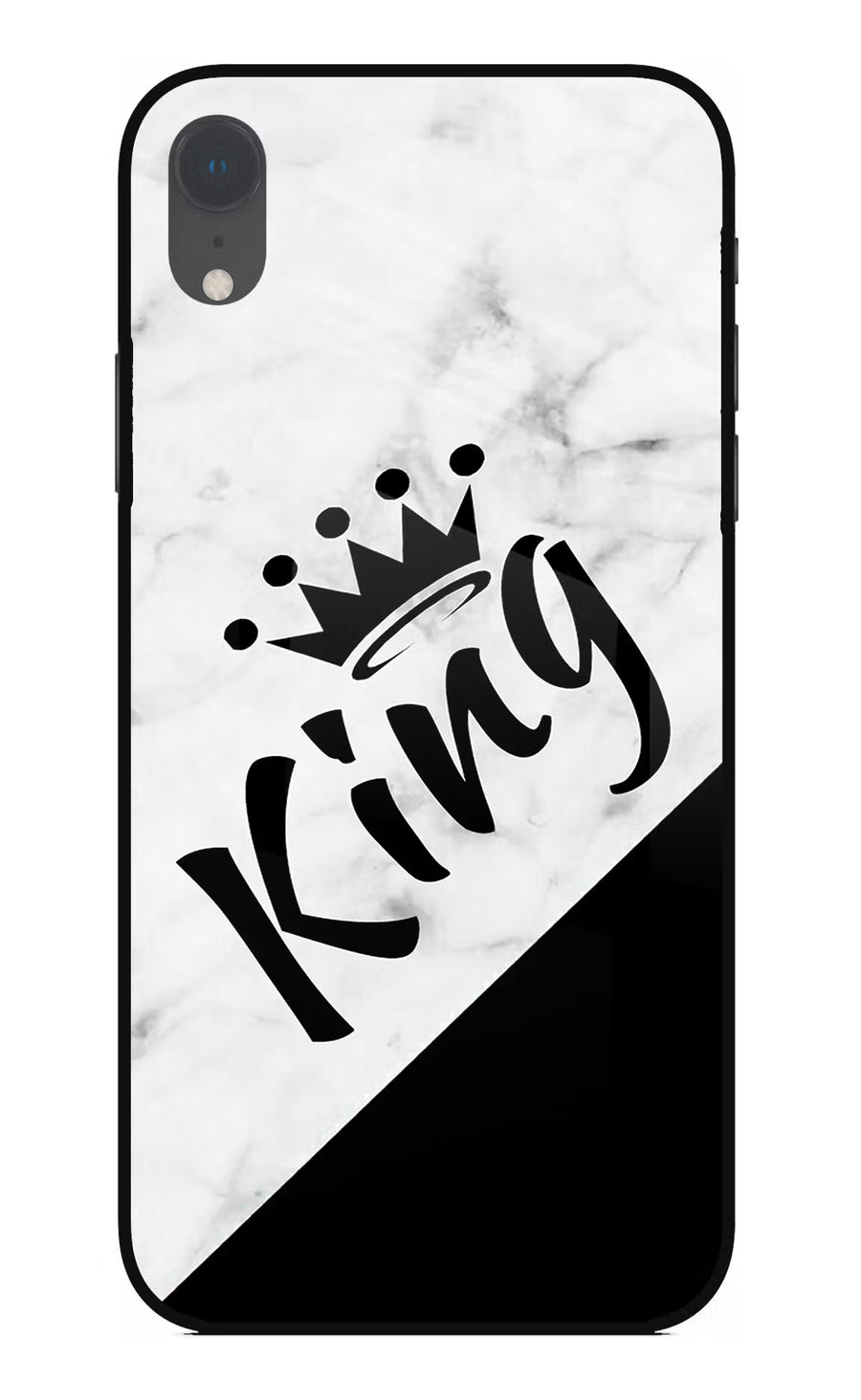 King iPhone XR Back Cover, Glass case
