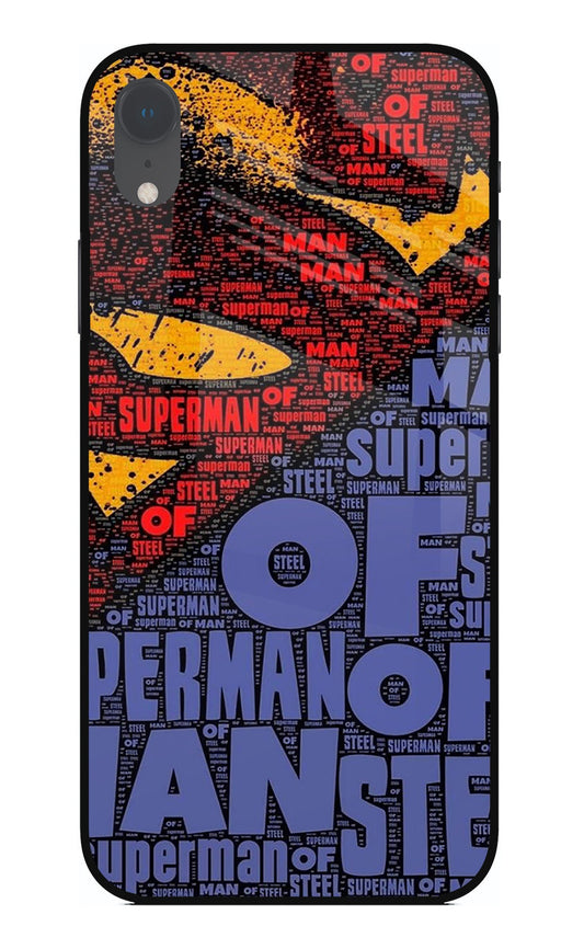 Superman iPhone XR Glass Case