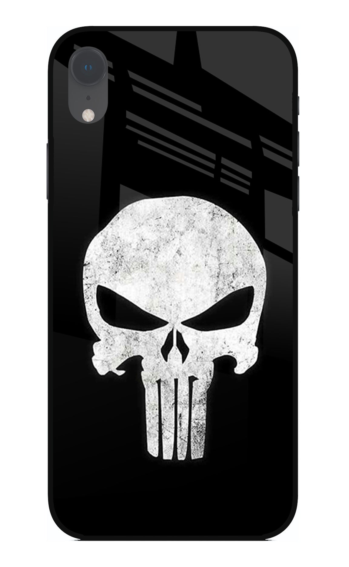 Punisher Skull iPhone XR Glass Case