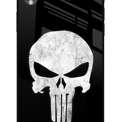 Punisher Skull iPhone XR Glass Case