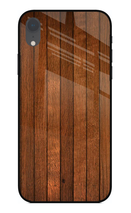 Wooden Artwork Bands iPhone XR Glass Case