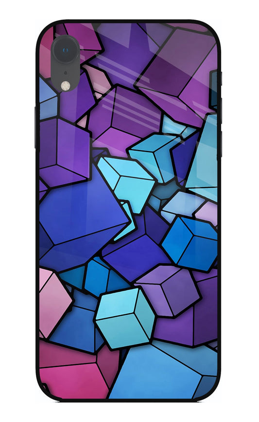 Cubic Abstract iPhone XR Glass Case