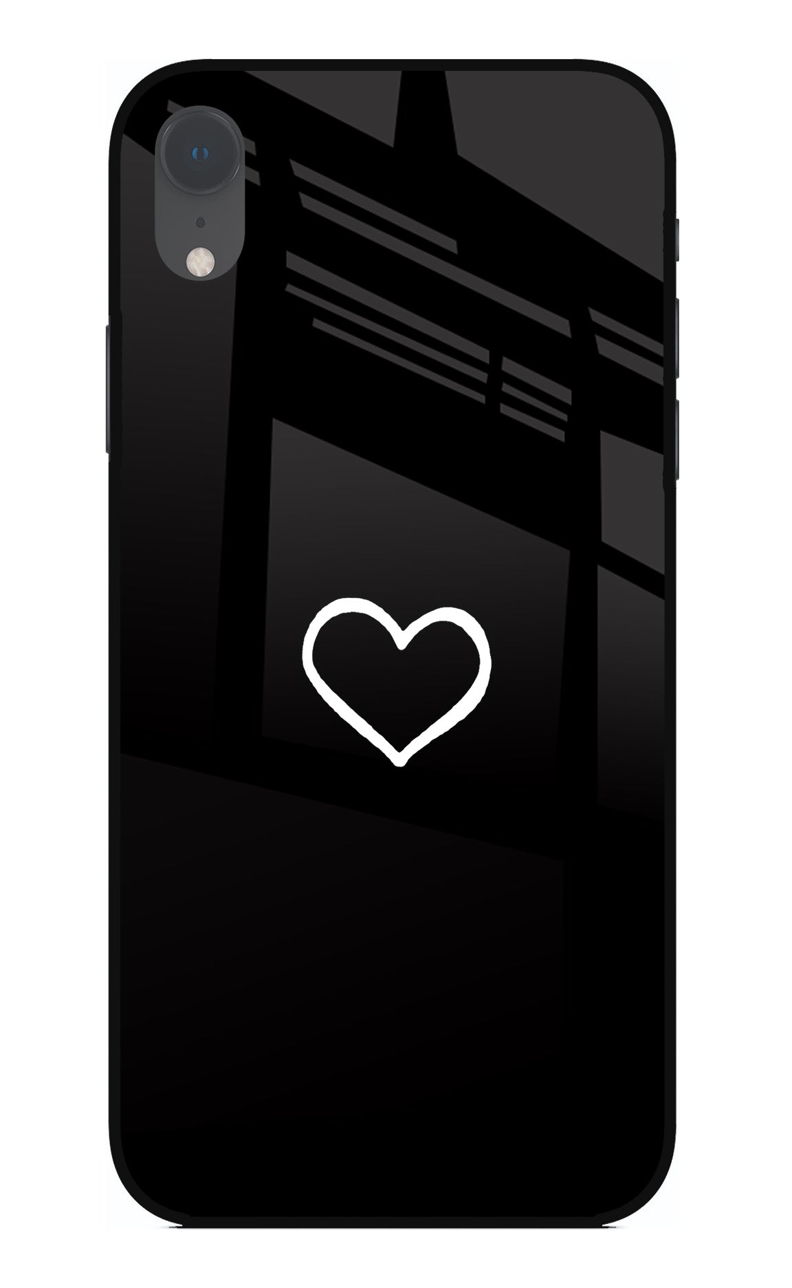 Heart iPhone XR Glass Case