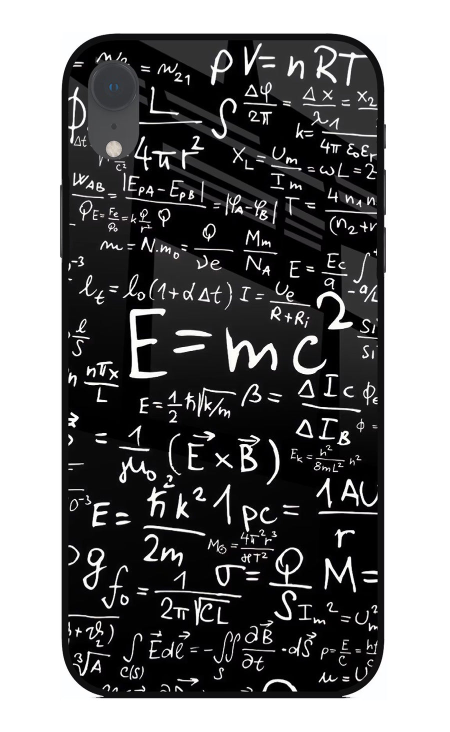 Physics Formula iPhone XR Back Cover, Glass case
