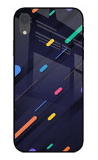 Abstract Design iPhone XR Glass Case