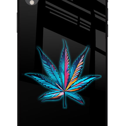 Weed iPhone XR Glass Case