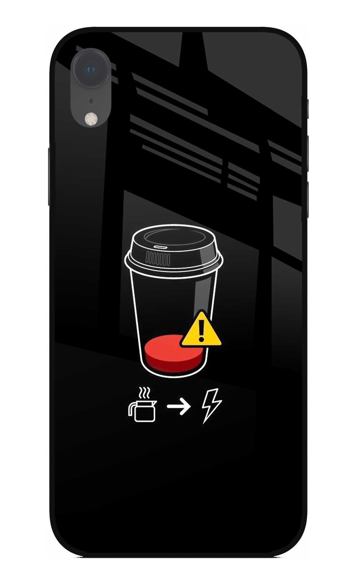 Coffee iPhone XR Glass Case