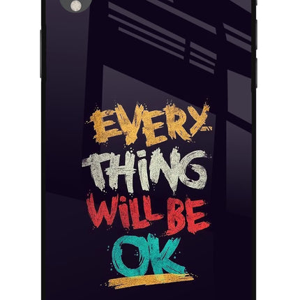 Everything Will Be Ok iPhone XR Glass Case