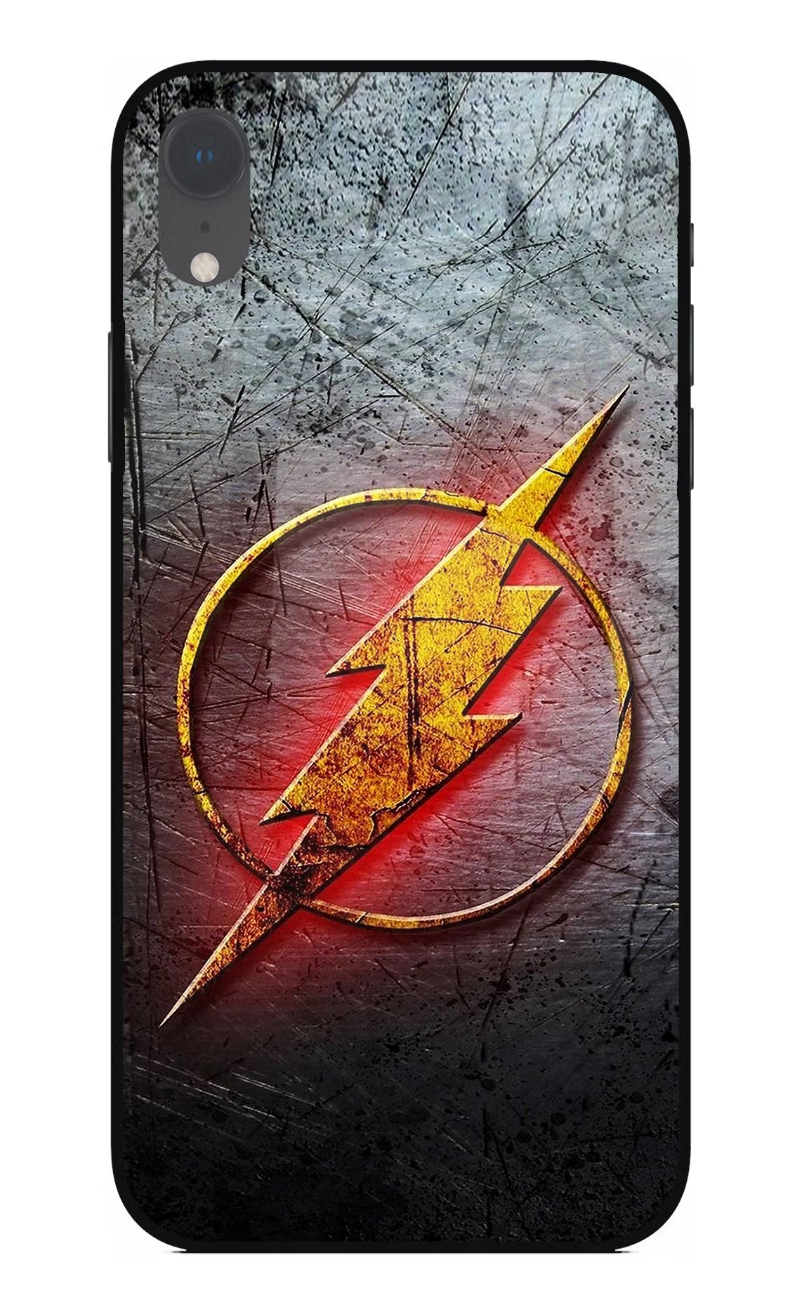 Flash iPhone XR Glass Case Back Cover by Casekaro
