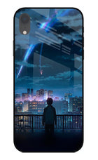Anime iPhone XR Glass Case Back Cover by Casekaro