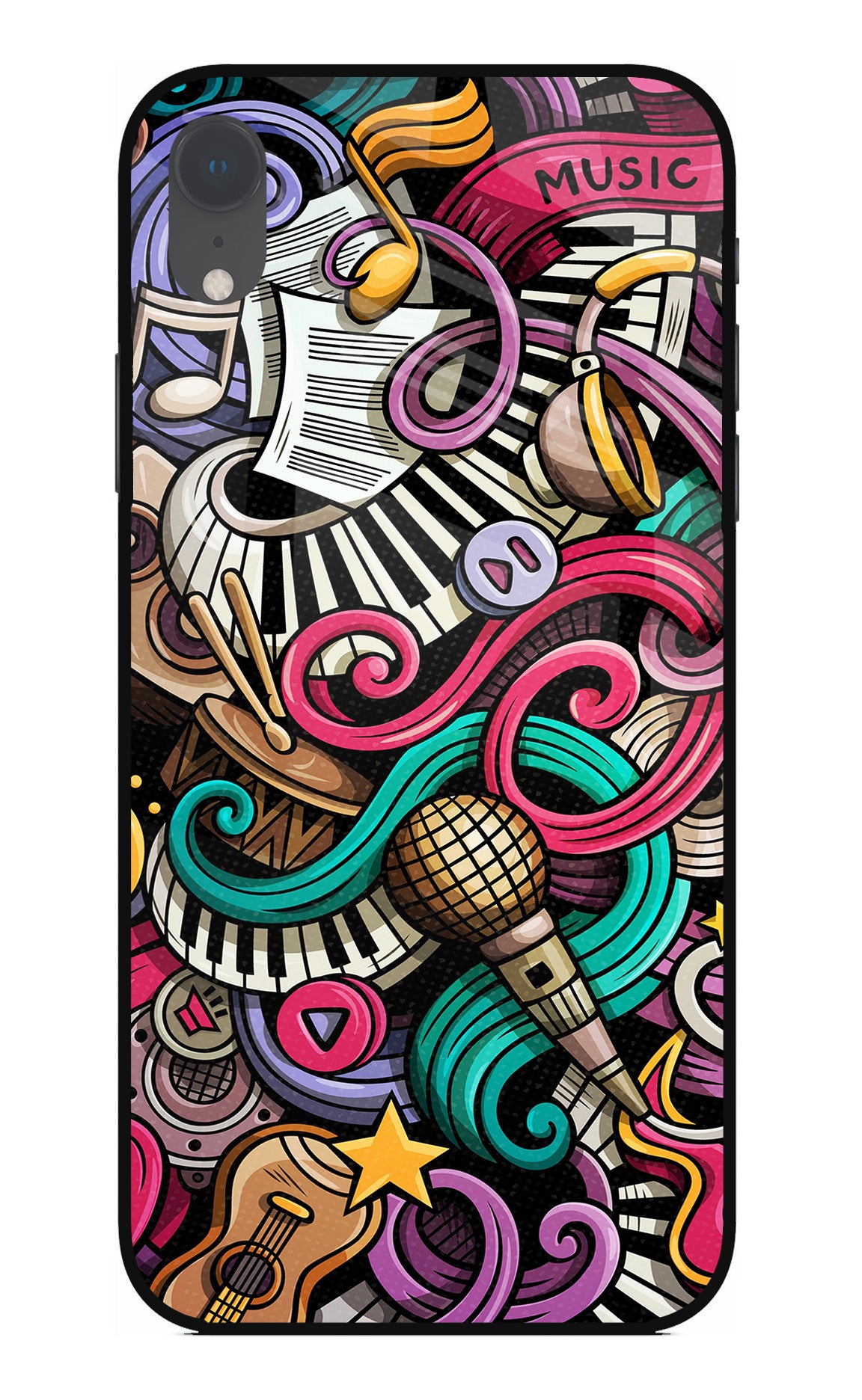 Music Abstract iPhone XR Back Cover