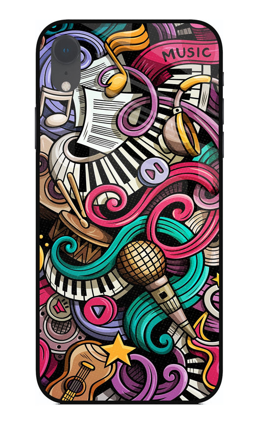 Music Abstract iPhone XR Glass Case