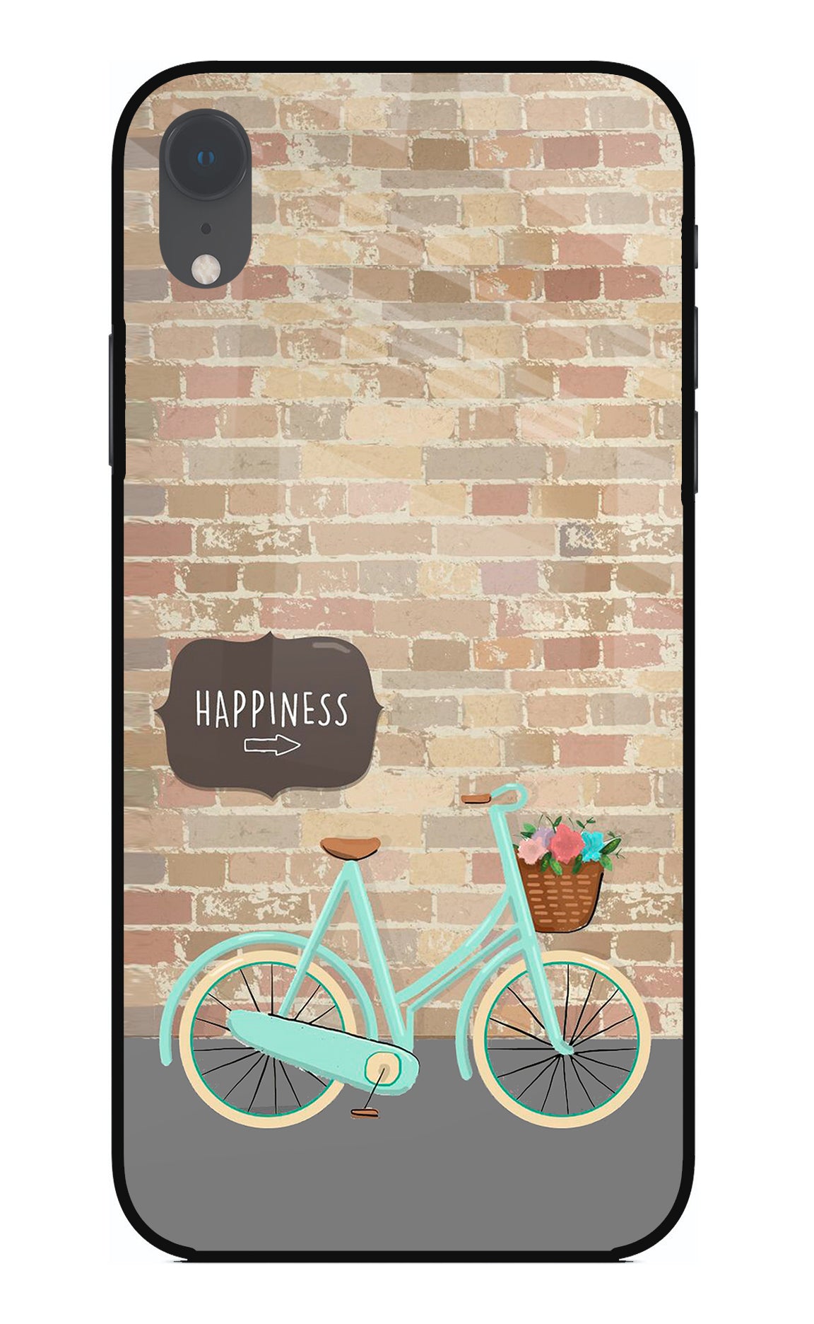 Happiness Artwork iPhone XR Back Cover