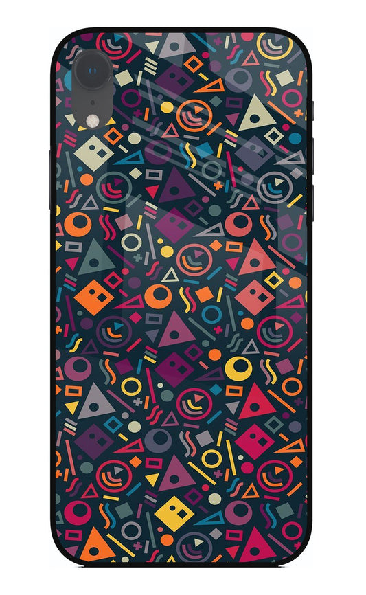 Geometric Abstract iPhone XR Glass Case