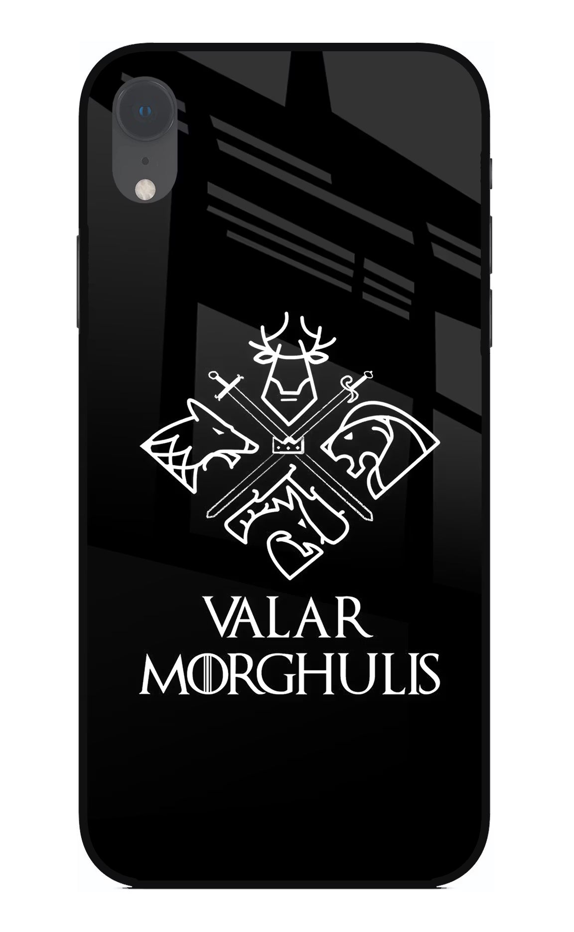 Valar Morghulis | Game Of Thrones iPhone XR Glass Case Back Cover by Casekaro