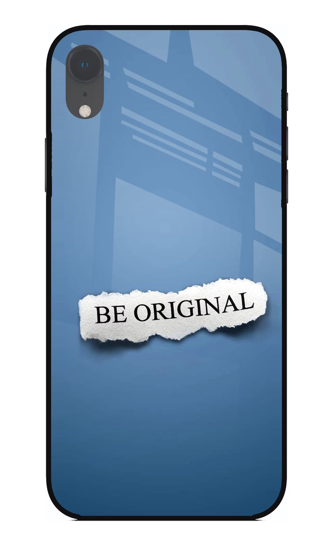 Be Original iPhone XR Glass Case Back Cover by Casekaro