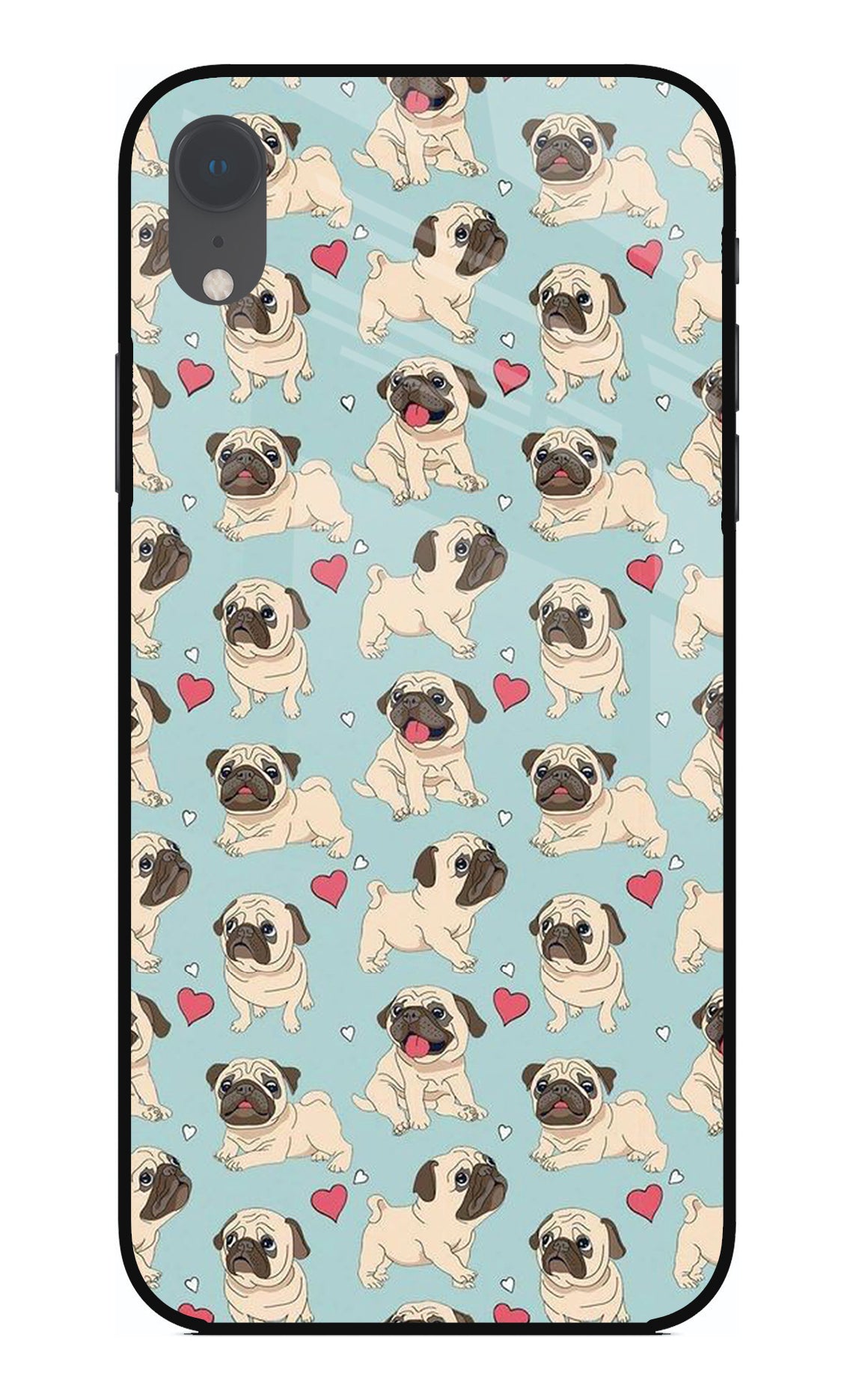 Pug Dog iPhone XR Back Cover