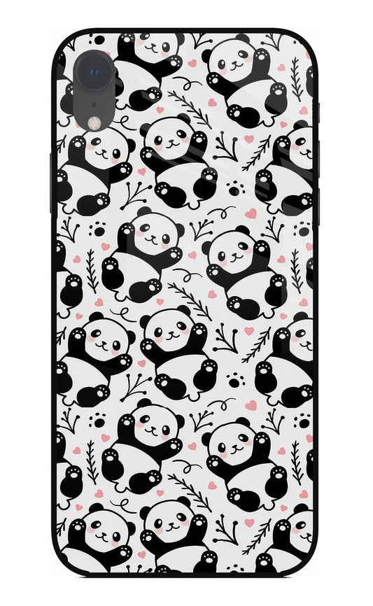 Cute Panda iPhone XR Glass Case