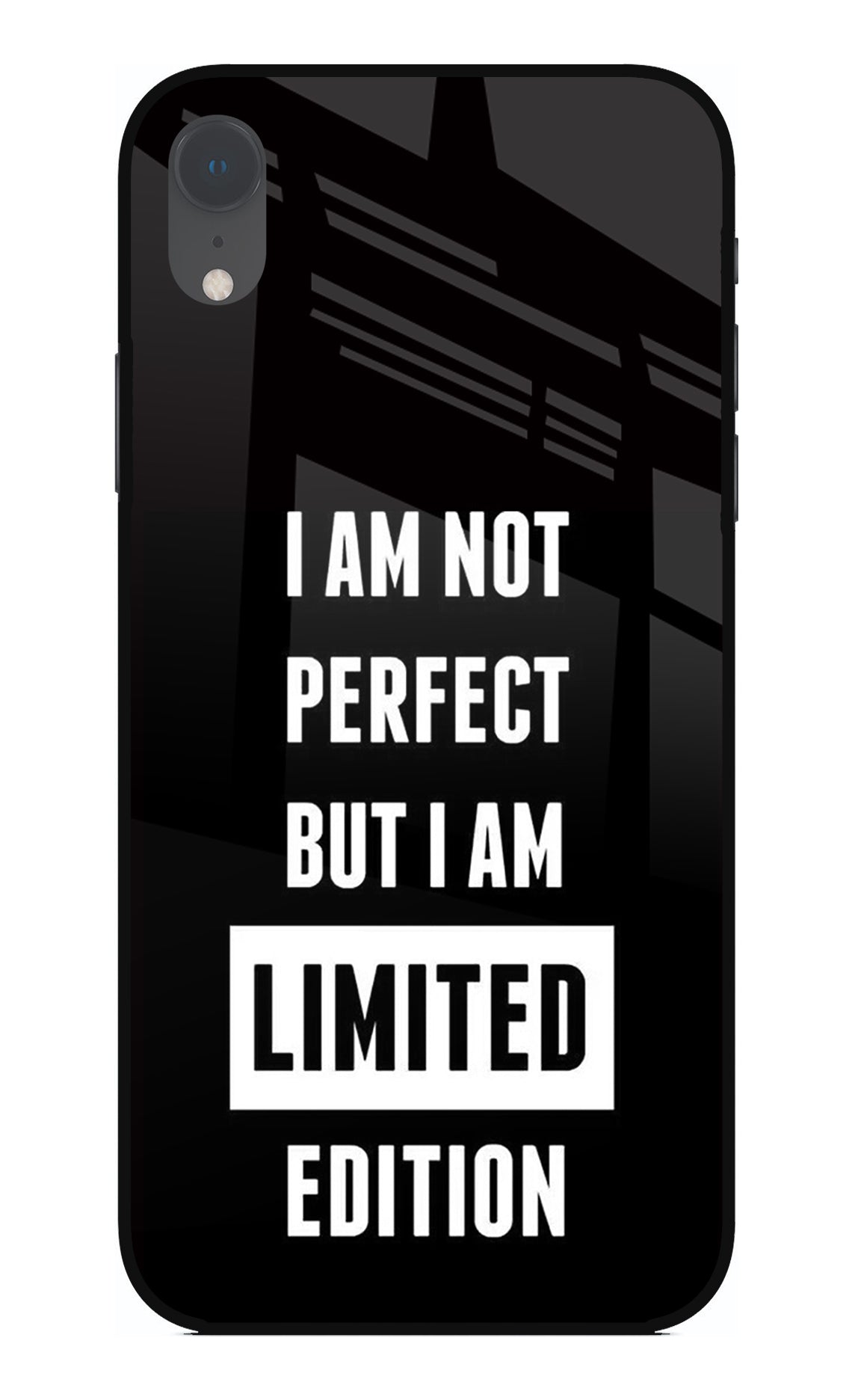 I Am Not Perfect But I Am Limited Edition iPhone XR Back Cover