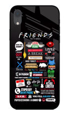 FRIENDS iPhone XR Glass Case Back Cover by Casekaro