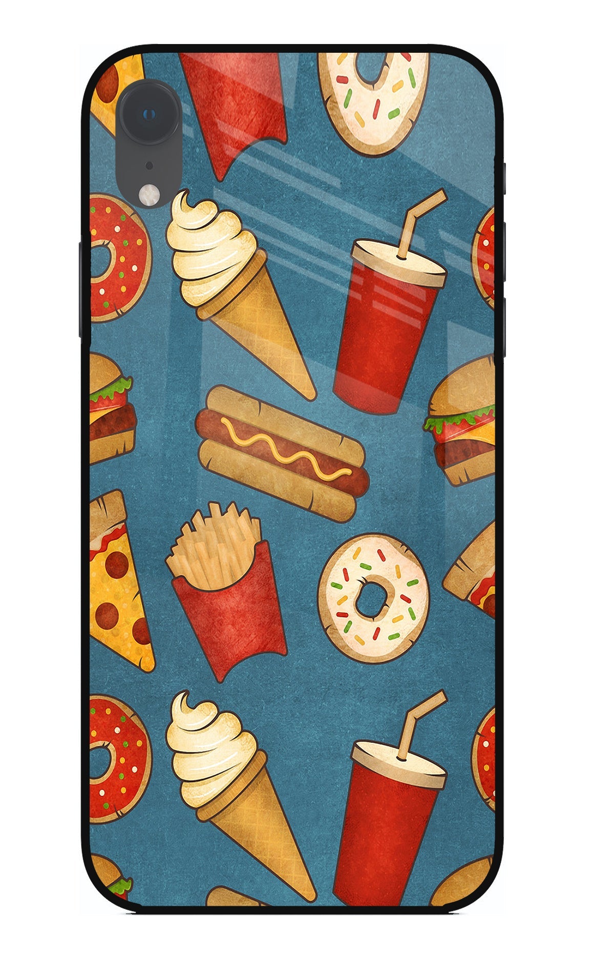 Foodie iPhone XR Glass Case