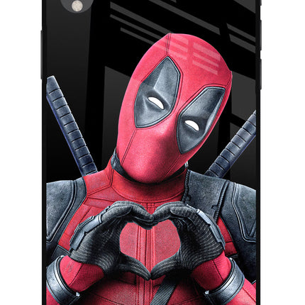 Deadpool iPhone XR Glass Case