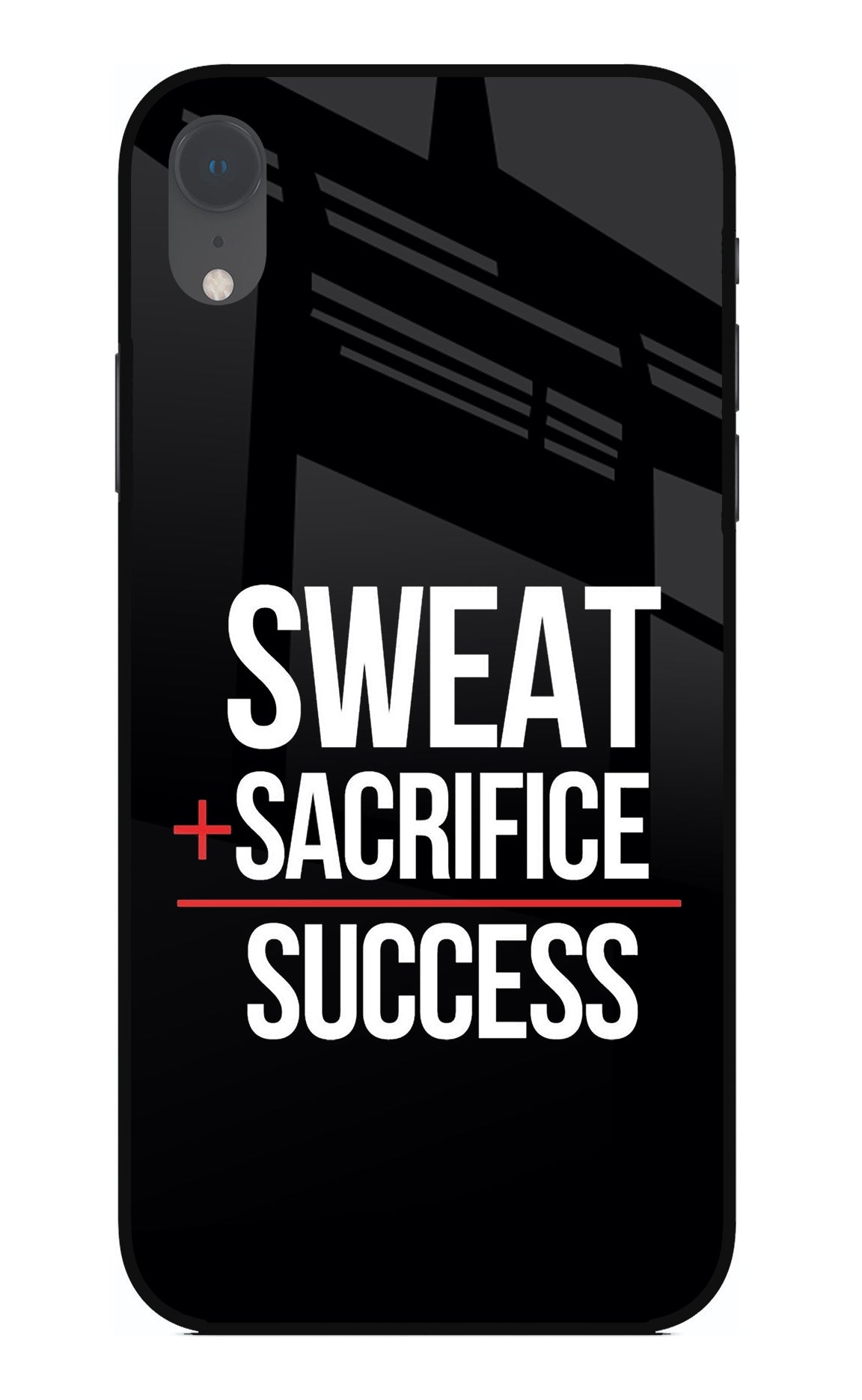 Sweat Sacrifice Success iPhone XR Back Cover