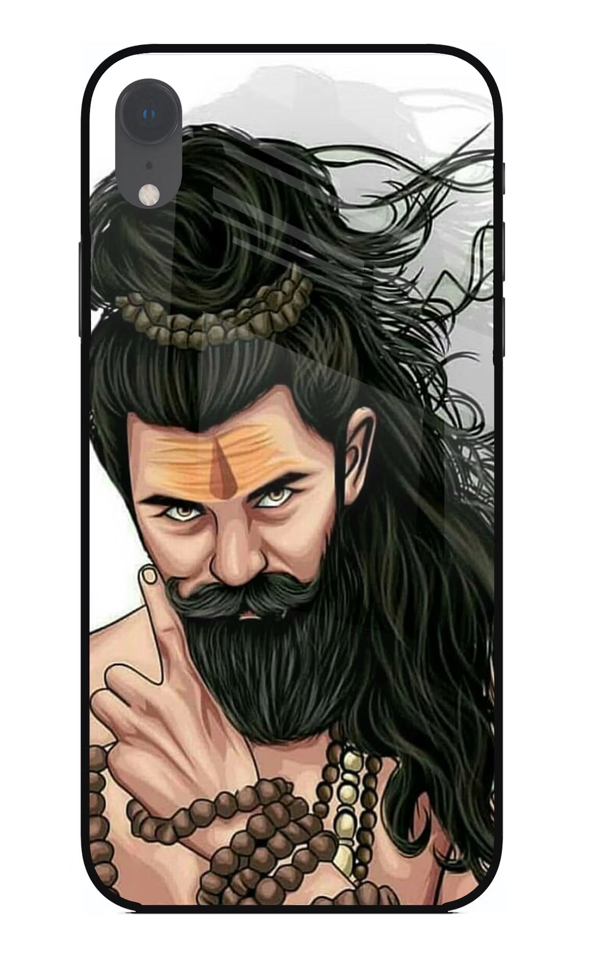 Mahadev iPhone XR Glass Case Back Cover by Casekaro