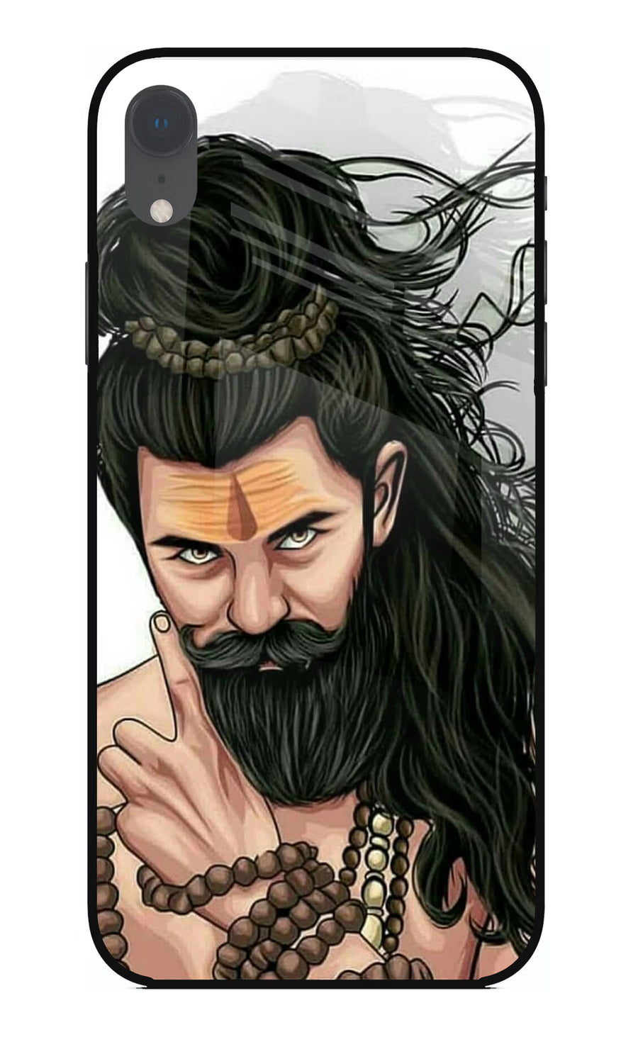 Mahadev iPhone XR Back Cover, Glass case