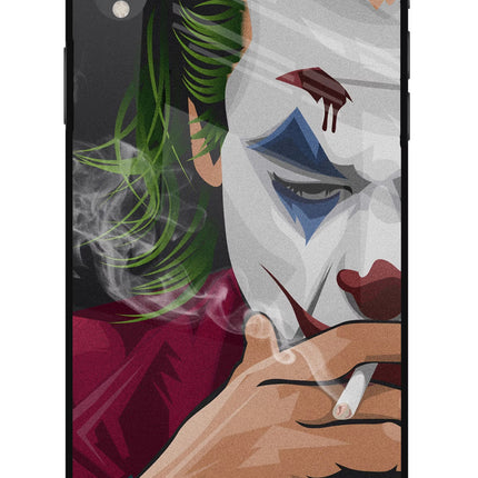 Joker Smoking iPhone XR Glass Case Back Cover by Casekaro