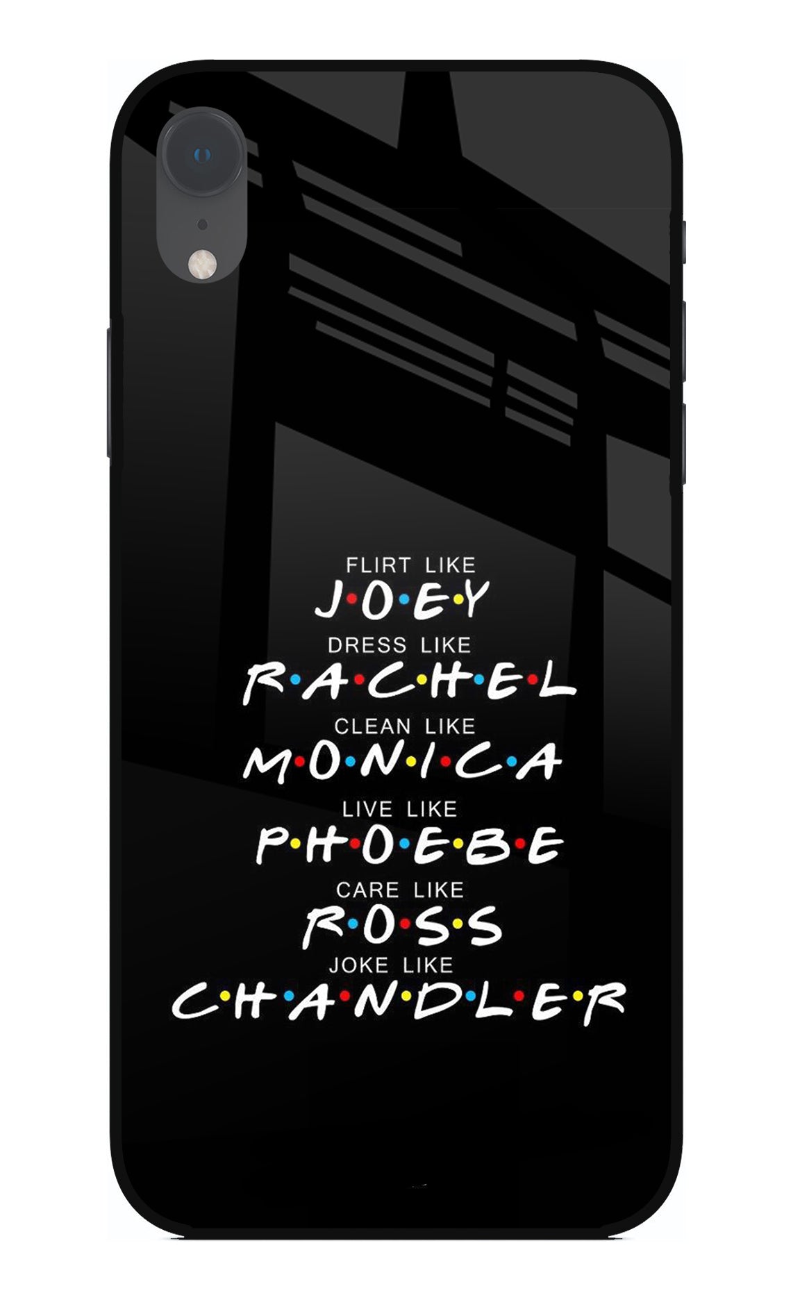 FRIENDS Character iPhone XR Back Cover