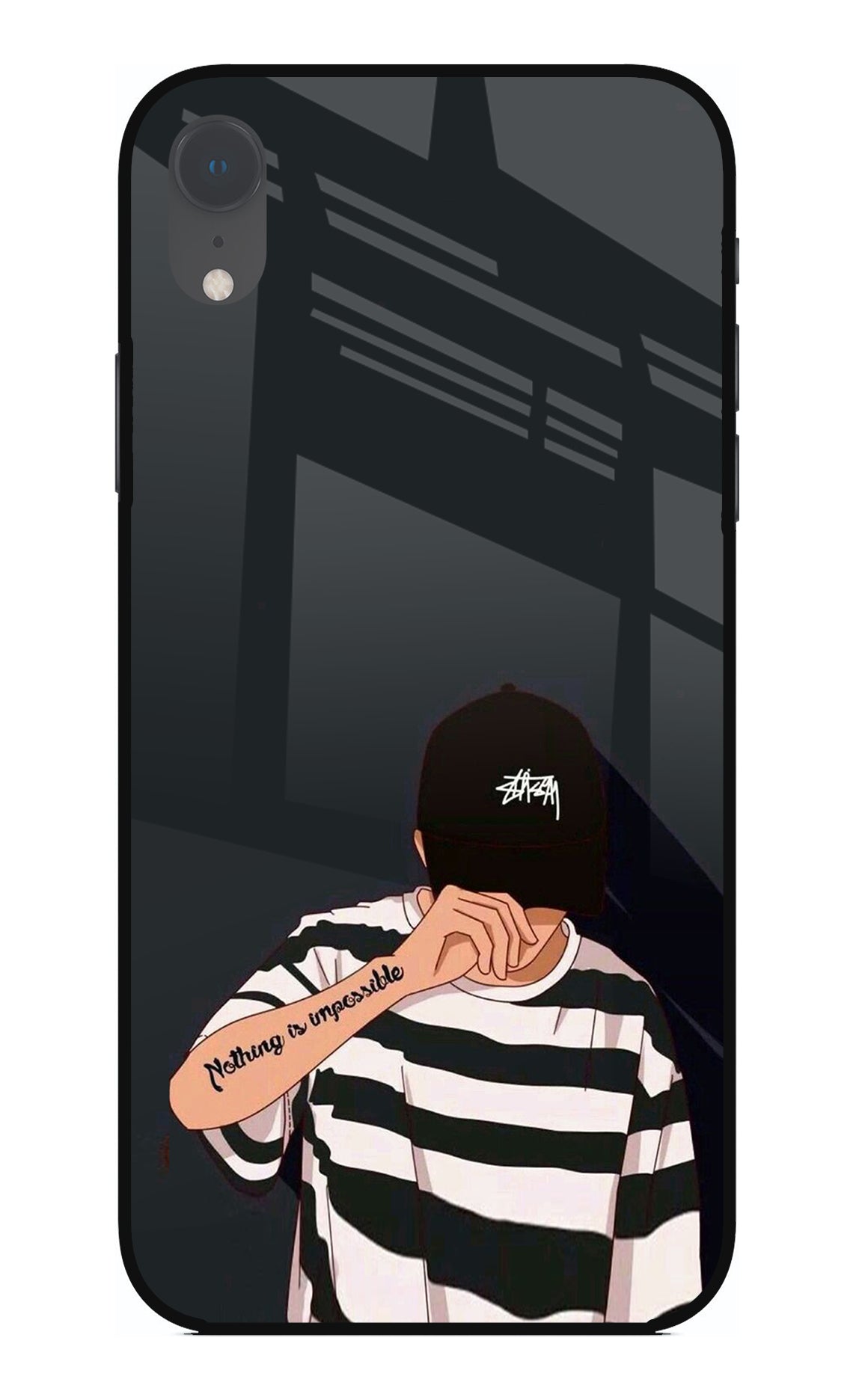 Aesthetic Boy iPhone XR Back Cover