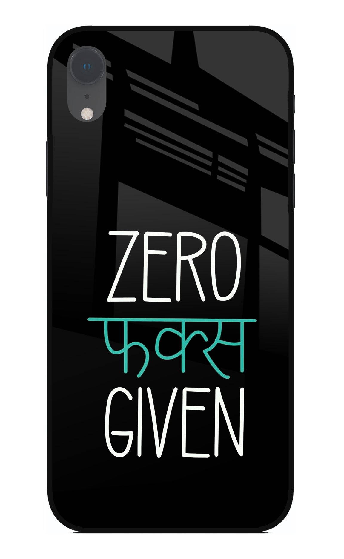 Zero Fucks Given iPhone XR Back Cover