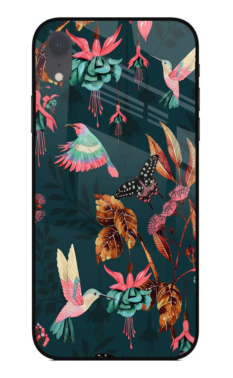 Birds iPhone XR Back Cover, Glass case