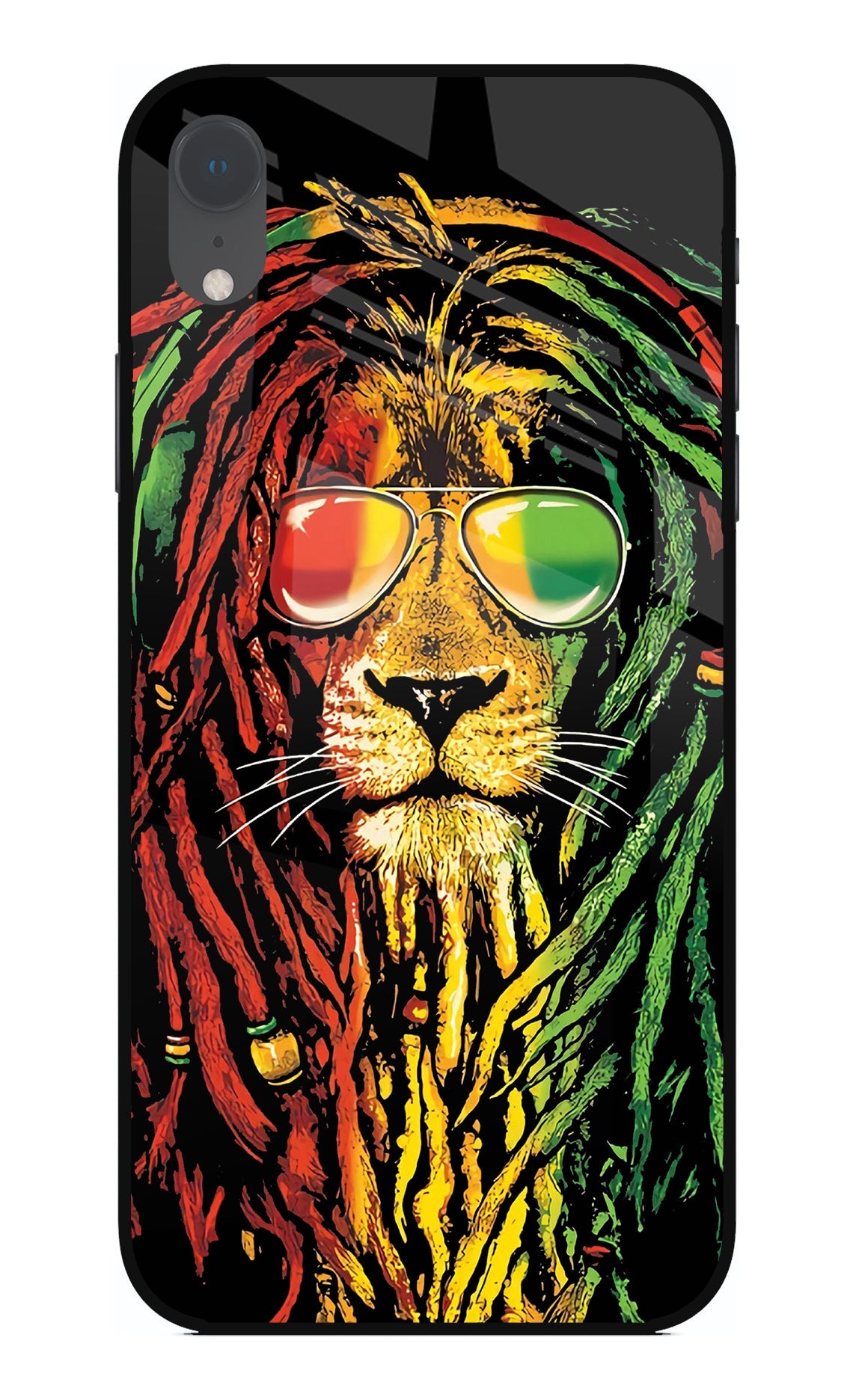 Rasta Lion iPhone XR Back Cover