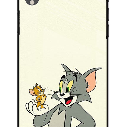 Tom & Jerry iPhone XR Glass Case Back Cover by Casekaro