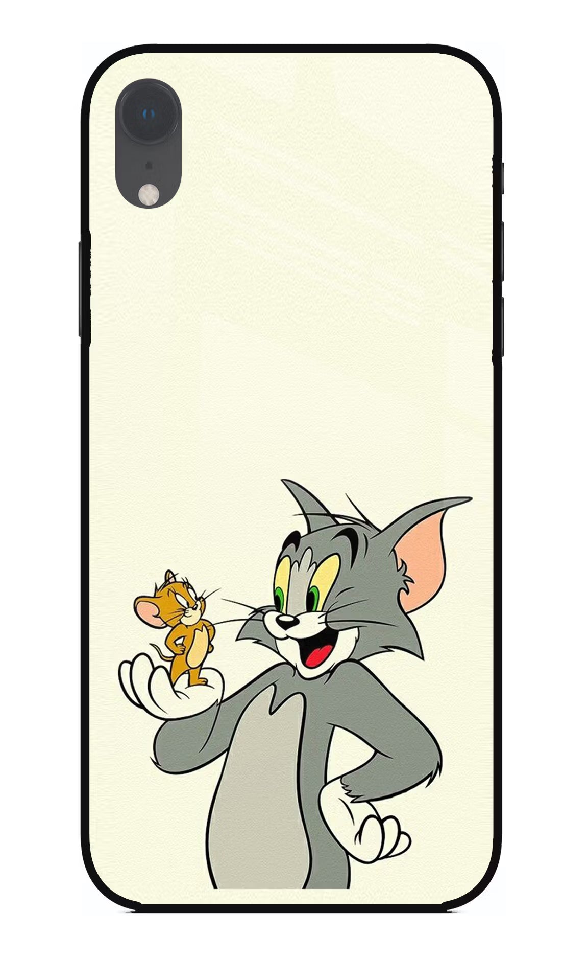 Tom & Jerry iPhone XR Glass Case Back Cover by Casekaro