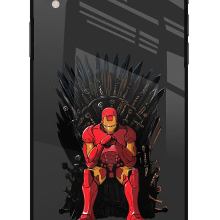 Ironman Throne iPhone XR Glass Case Back Cover by Casekaro