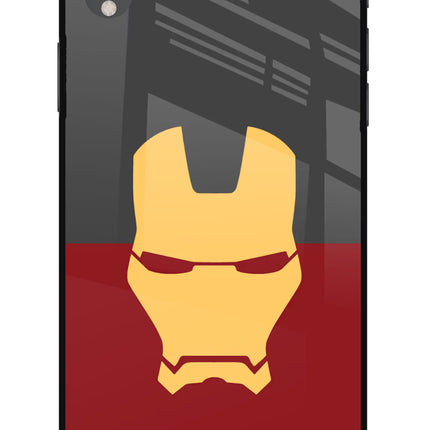 Ironman iPhone XR Glass Case Back Cover by Casekaro