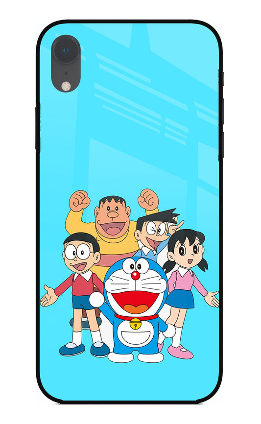 Doraemon Gang iPhone XR Glass Case